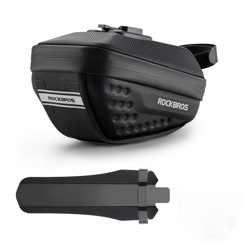 ROCKBROS 30130050001 0.8L Bicycle Saddle Bag with Mudguard Bike Seatpost Rear Storage Pouch ROCKBROS 30130050001 0.8L Bicycle Saddle Bag with Mudguard Bike Seatpost Rear Storage Pouch